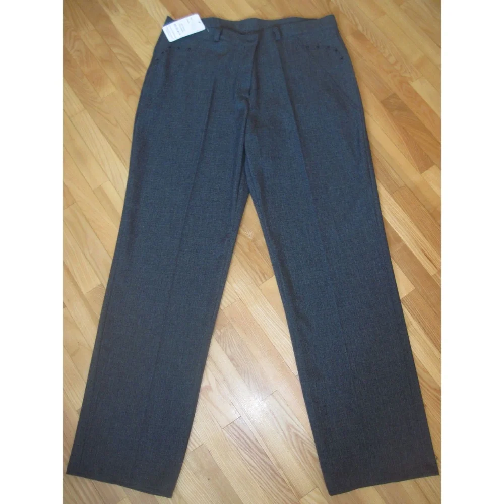 Dress Pants Men's Gray NWT Subtle texture